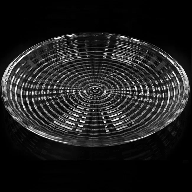 High Quality Wedding Use Luxury Transparent Clear Round Shape Dinner