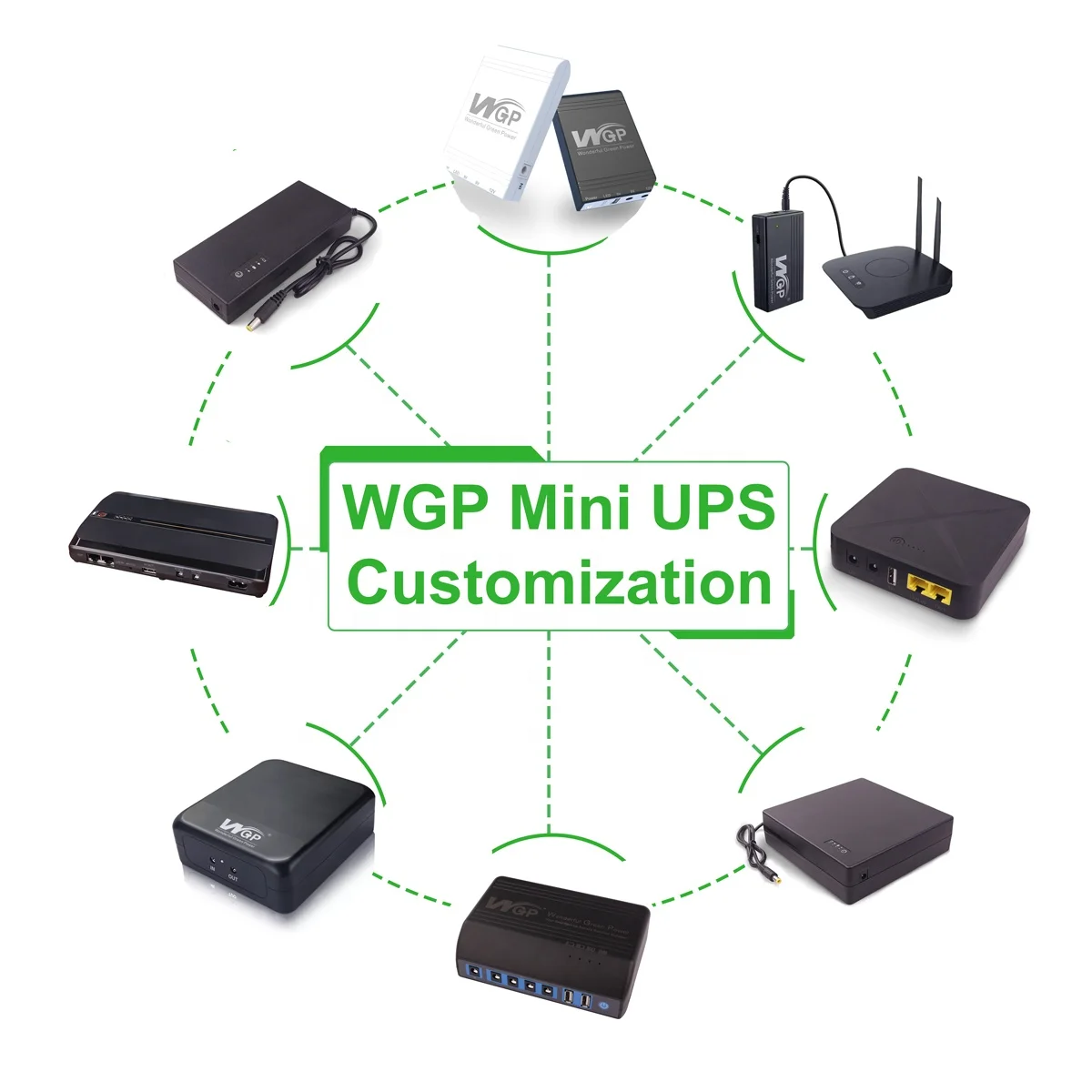 WGP Mini UPS 10400mah - Reliable Power for Wifi & CCTV