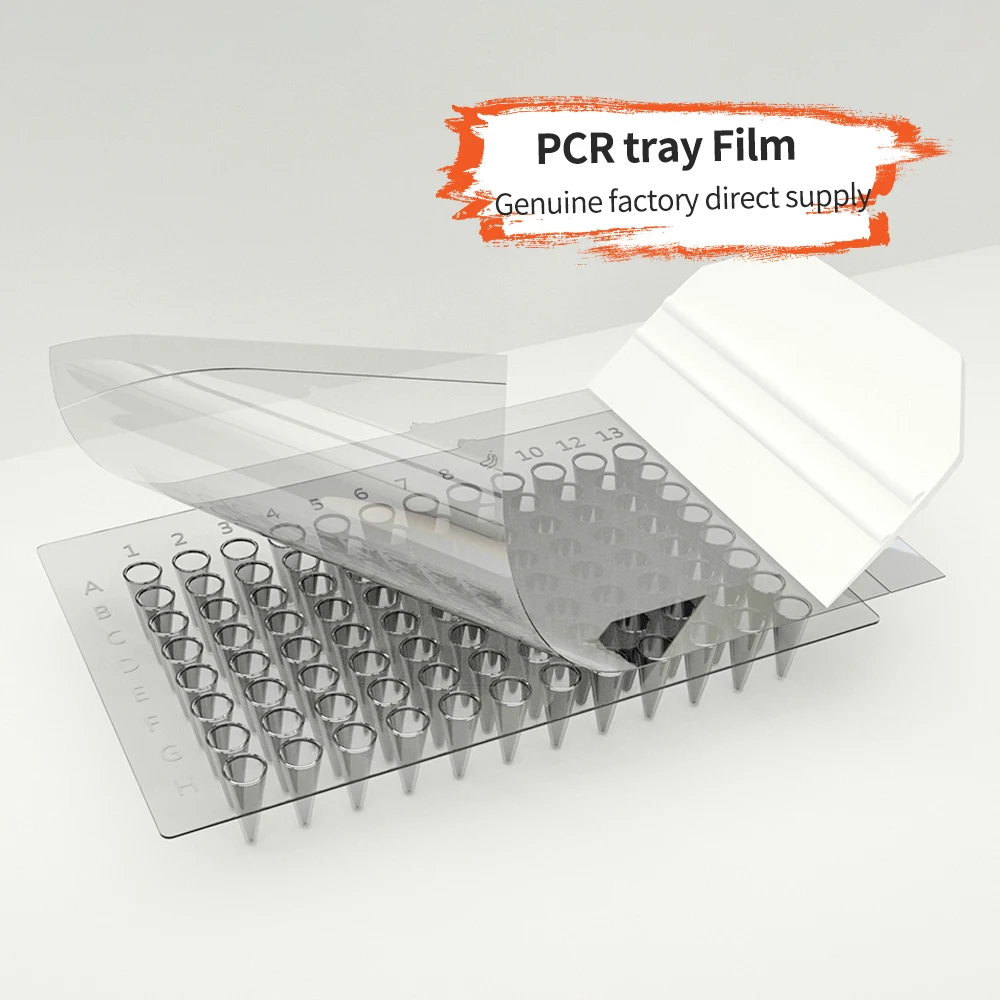 Pcr Plate Optical Sealing Film 96 Well Deep Microplate Plate Sealing