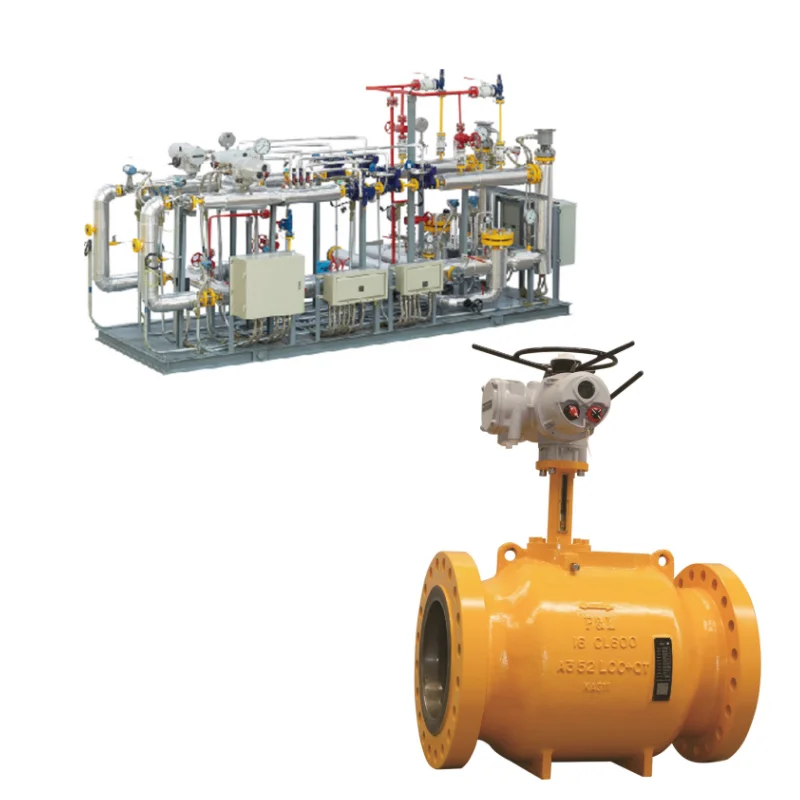 Terrence PL4200 Regulating Valve With Rotork IQ Electric Actuator for Sub-transmission Stations For Electric Control Valve