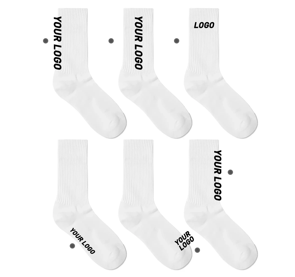 Free Packing Free Sample High Quality Custom Crew Socks Custom Logo Men