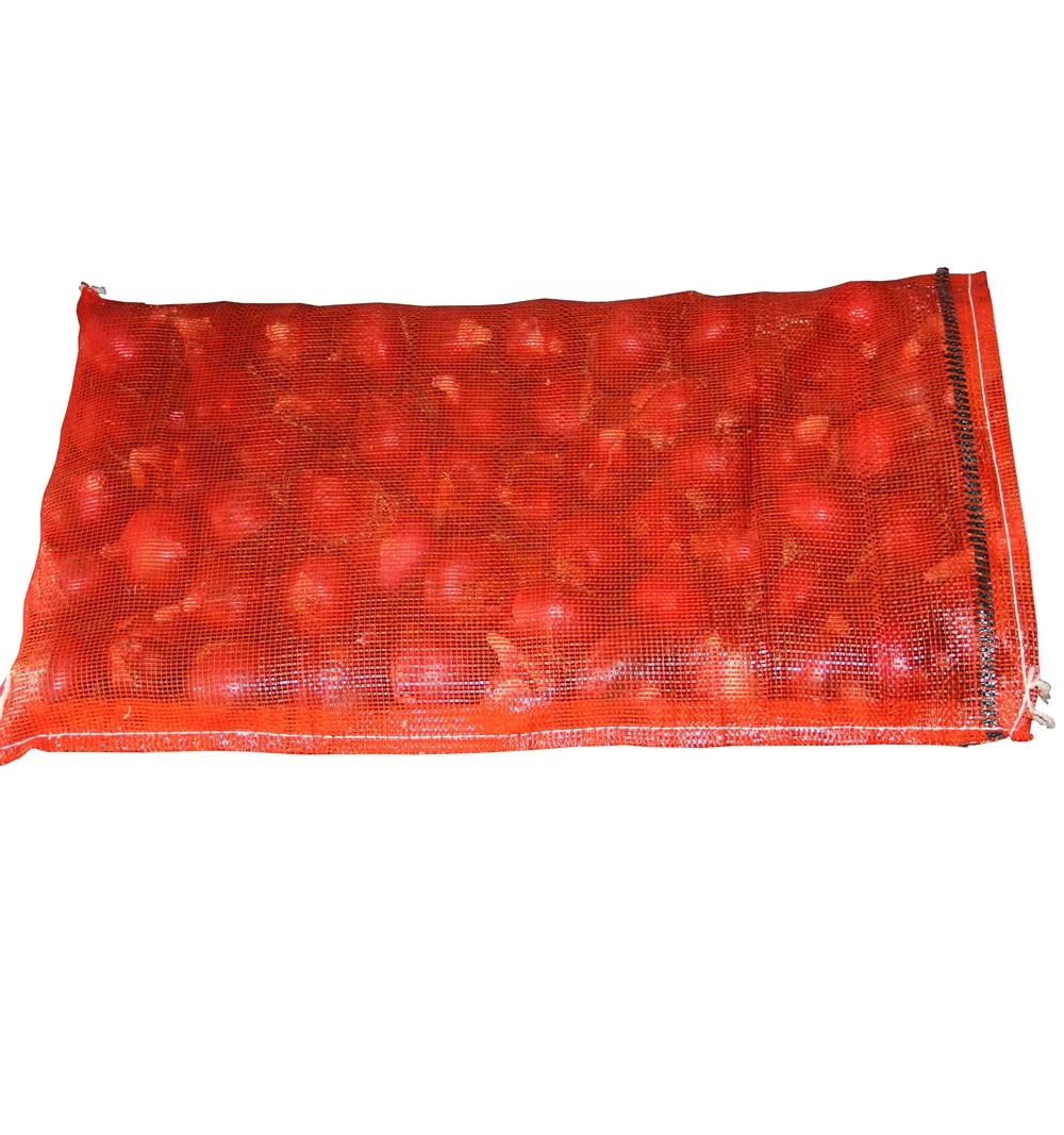 Pe Leno Bag Roll Red Potato Onion Mesh Bag Bright Sack for Sale