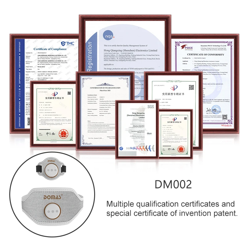 Domas App Control Vibration Abdominal Muscle Trainer Machine Massage