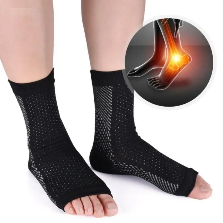 Color : Black, Tamaño : S M Comfort Foot Anti Fatigue Compression Sleeve Relieve Swelling Varicity Women Men Anti-fatigue Socks 