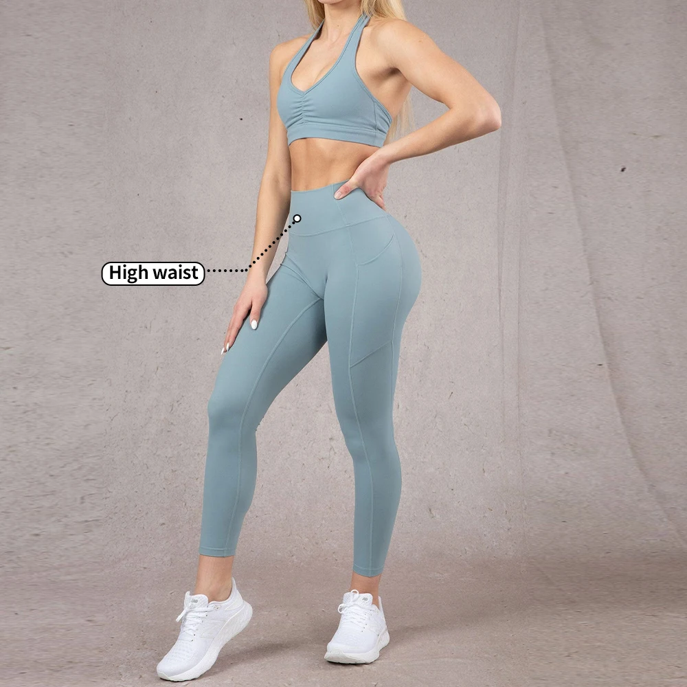 Custom Logo Butt Lifting Yoga Pants Workout Tight Fitness Leggings ...