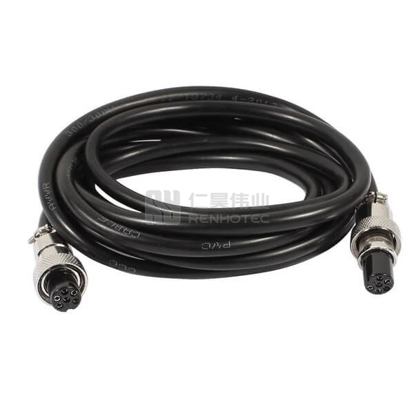 GX12 12MM 2 3 4 5 6 Pin Connector Aviation Cable Male Plug Power Electrical Terminal Wire Line AWG 22