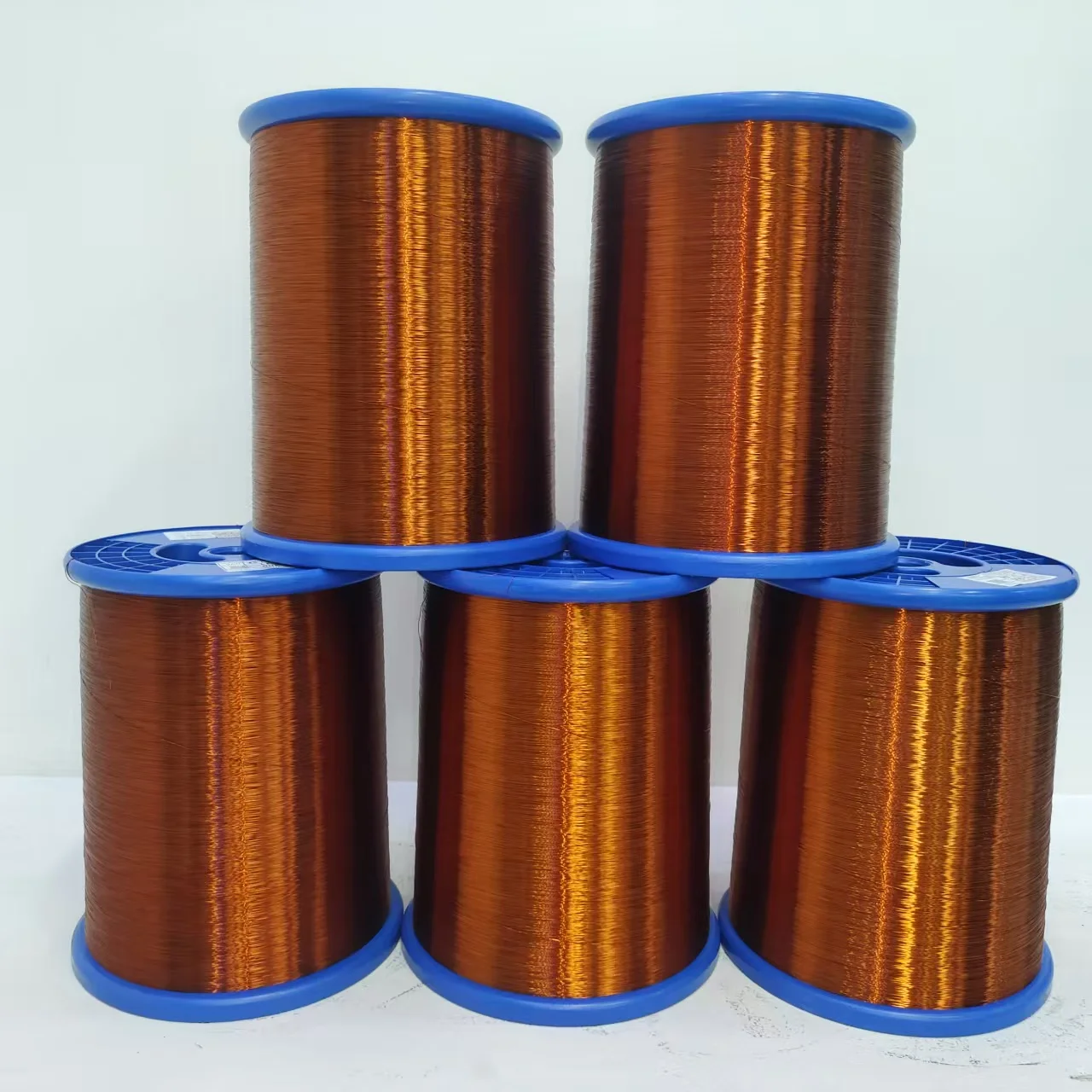 Factory Direct Class 130 0.330mm Vibration-Resistant Polyester Enameled Copper Wire Solid Conductor Industrial Electrical Wires