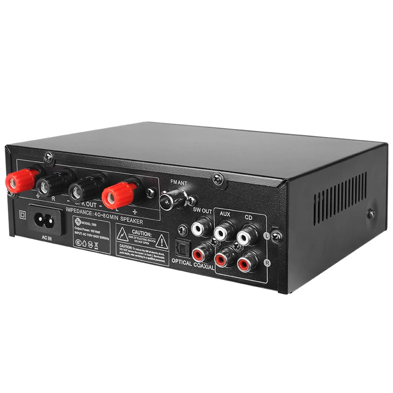 600 W HiFi-versterker Bluetooth 5-kanaals stereo digitale audio power versterker mini versterker Bluetooth 4.2 Stereo Audio USB met afstandsbediening 600 W HiFi-versterker Bluetooth 5-kanaals stereo digitale audio power versterker mini versterker Bluetooth 4.2 Stereo Audio USB met afstandsbediening
