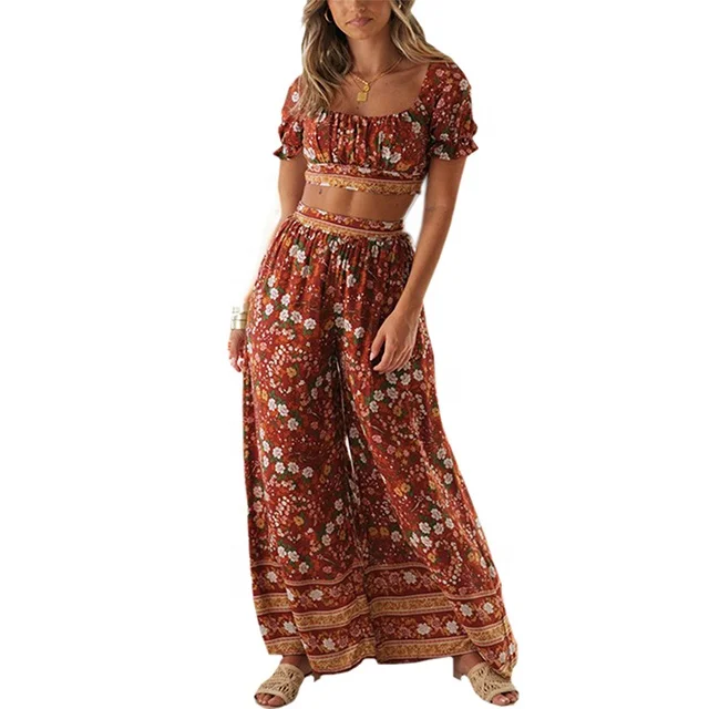 bohemian dress pants
