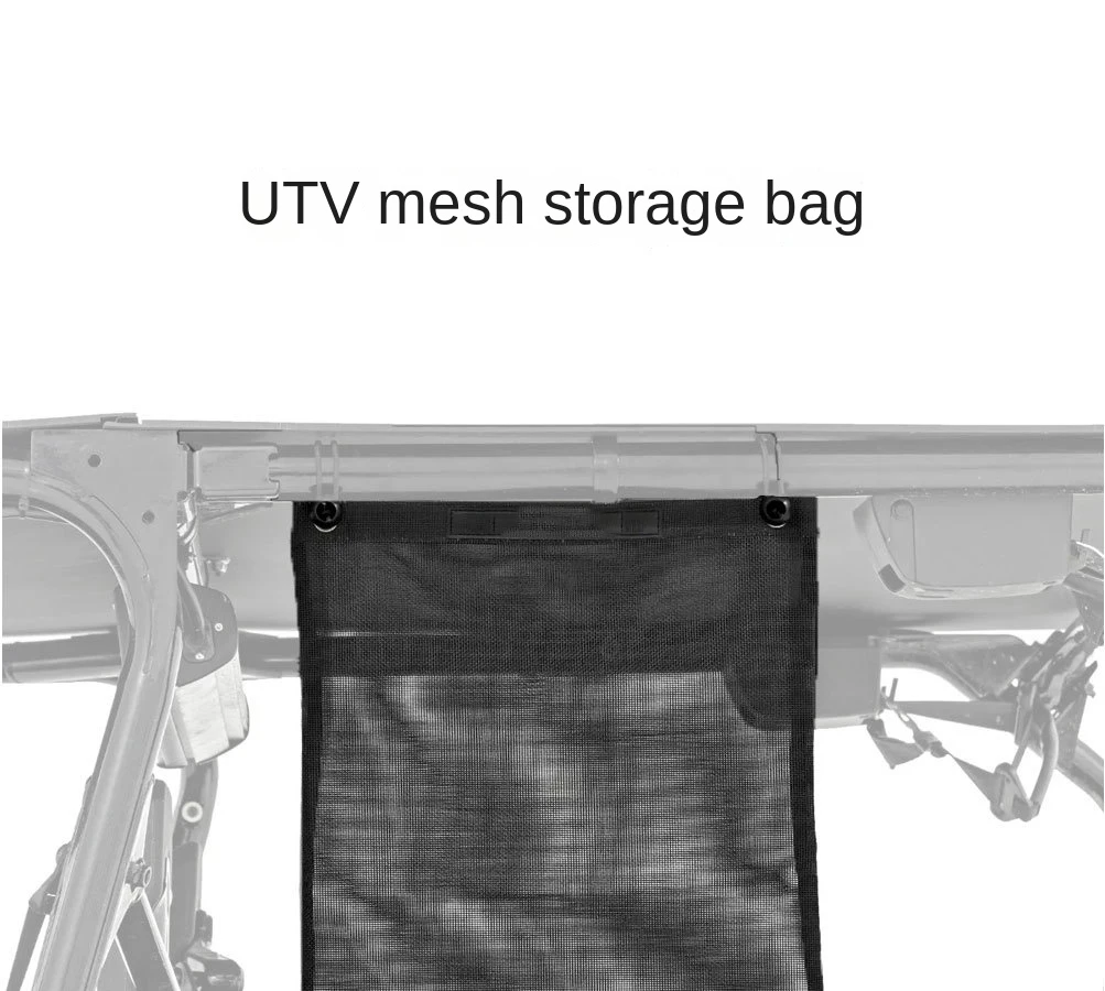 26L High Quality Outdoor Hanging Net Trash Rubbish Bag UTV ATV Plastic ...