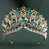 Style diamant blanc or Kc-diamant vert clair