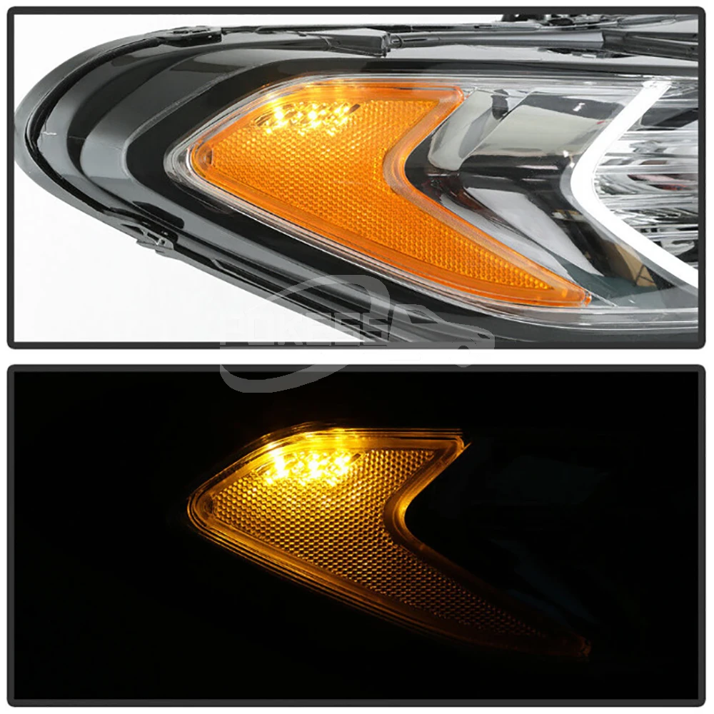 Car Headlight DS7Z13008A DS7313W029CD Right Black Headlight for Ford M... — 6
