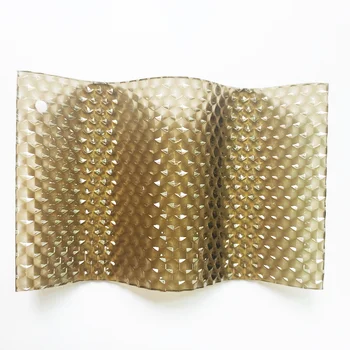 Brown red color polycarbonate plastic sheets uv -protected polycarbonate prismatic corrugated sheet