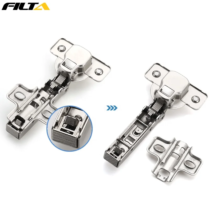 Two Way Eccentric Hinge Self-dumping Soft Closing Furniture Cabinet Hinge 9704