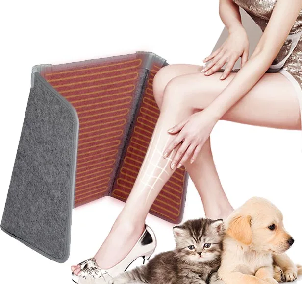 Грелка Для Ног Складная с подогревом и портативный подогреватель для офиса дома женщин электрический 100 В ~ 240 переменного тока PSE CE сертифицированный