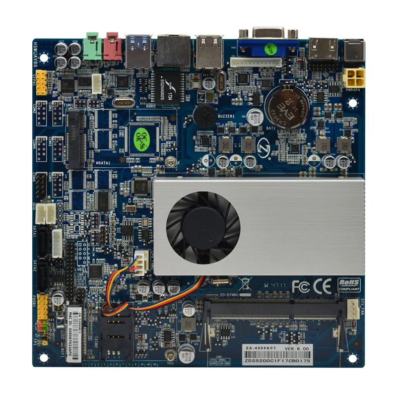 Custom Mini ITX Motherboard 12V DC Input DDR3 Tablet Computer Motherboard