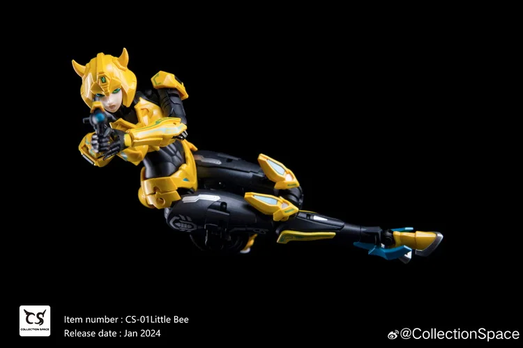 CS-01 Little Bee Girl Collection Plastic Anime Model Robot Transforming Mechanical Action Figure Toy in Space Theme