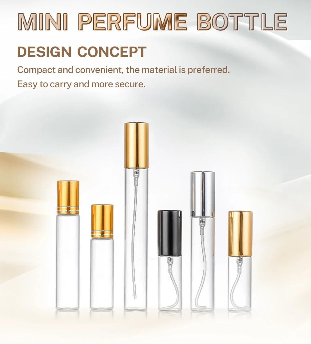 Wholesale Perfume Refill Bottles 10ml Glsaa Perfume Travel Bottle Glass