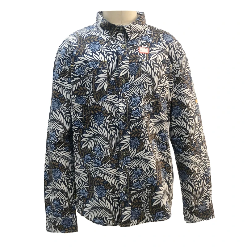 Лидер продаж дышащая рубашка из вискозы детская специальная блузка с цветочным принтом свободная длинная для