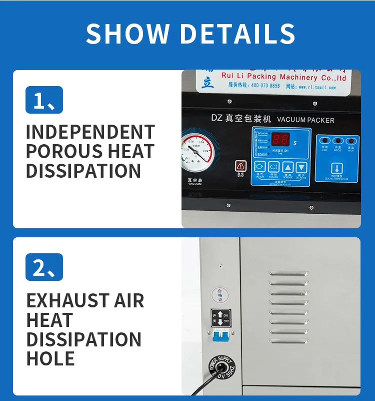 product 500 deepen chamber  for brick rice mutton chop aluminium bag seeds food vacuum sealer vacuum single vacuum packaging machine-8