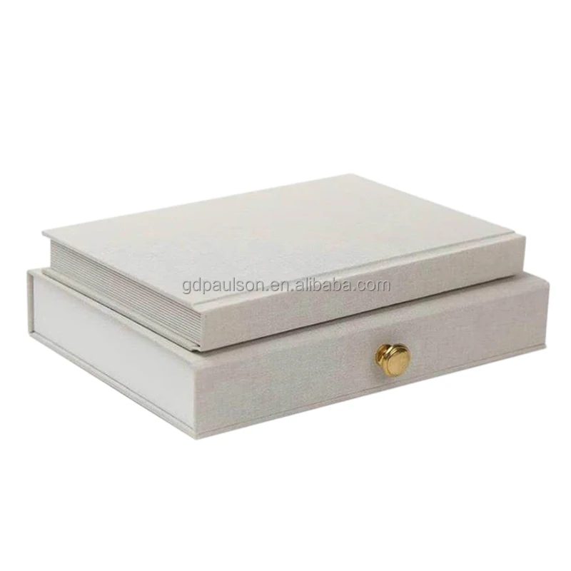 Custom Linen Wedding Photo Album Cover And Packaging Box Buy Linen