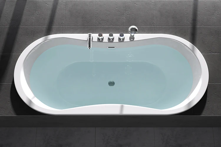 Прозрачная акриловая Ванна с гидромассажем, встроенная ванна для замачивания, Ванна со встроенной ванной, душевая ванна для взрослых