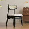 Cadre en bois noir-cuir blanc