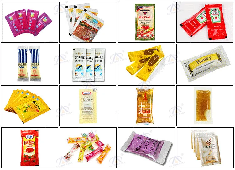 CE Approve Automatic Feeding Fill And Seal Sachet Food Fruit Jam/Honey/Paste/Ketchup/Mayonnaise Chocolate Liquid Packing Machine