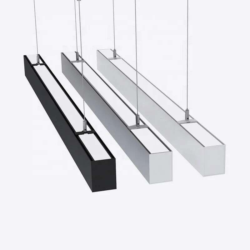 1200 мм приглушаемый потолочный светодиодный светильник 4000K линейное освещение подвесной офисный