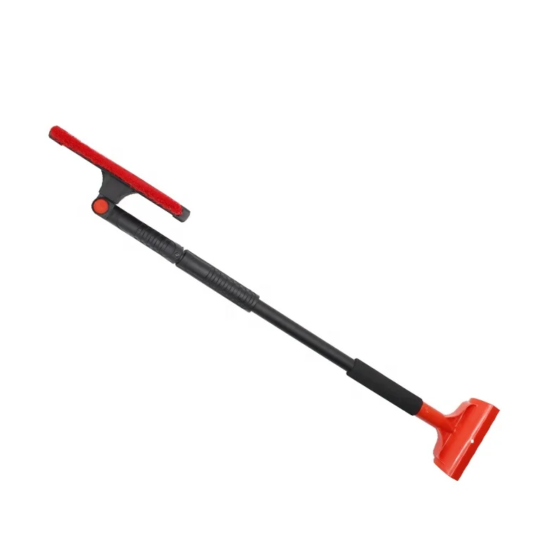 Аксессуары для ухода за автомобилем Телескопический автомобиль сверхмощный выдвижной снег щетка с скребок льда