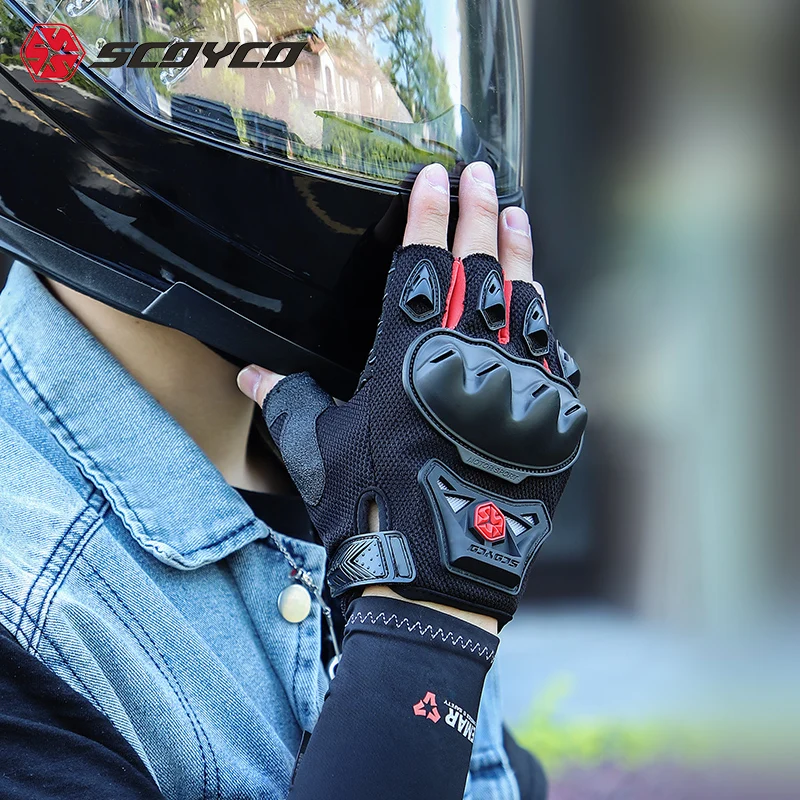 Jual SCOYCO MC29D Gloves Sarung Tangan Motor Halffinger Touring Di - Foto 11