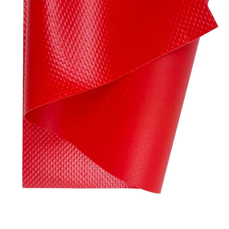 Wholesale High Quality 1000d Waterproof Pvc Fabric Canvas Roll Red Green Blue Orange Black Tarpaulin