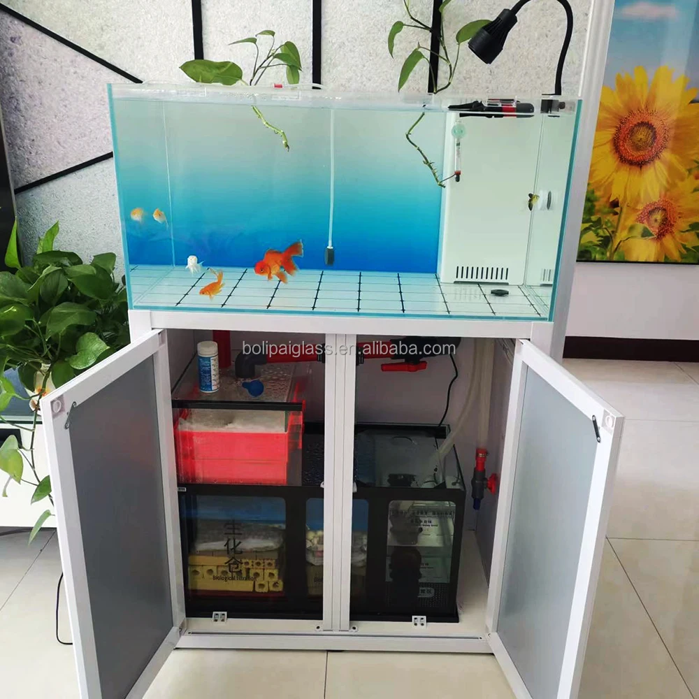 Custom Huge Goldfish Aquariums with DIY Aquarium Lid