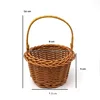 Brown D8*H14 cm PP Rattan
