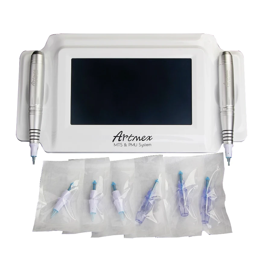 Artmex V8 Micropigmentation Dermography Machine Permanent Makeup Rotary Tattoo Embroidery Machine for Eyebrow Eyeliner Tattoo