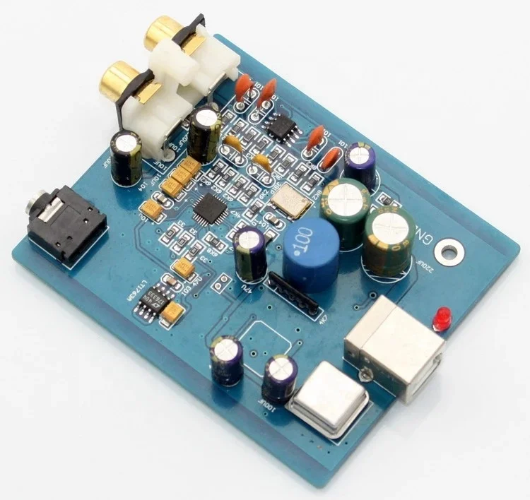 HIFI ES9018K2M SA9023 USB DAC Decoder Board External Sound Card Audio Amplifier Module