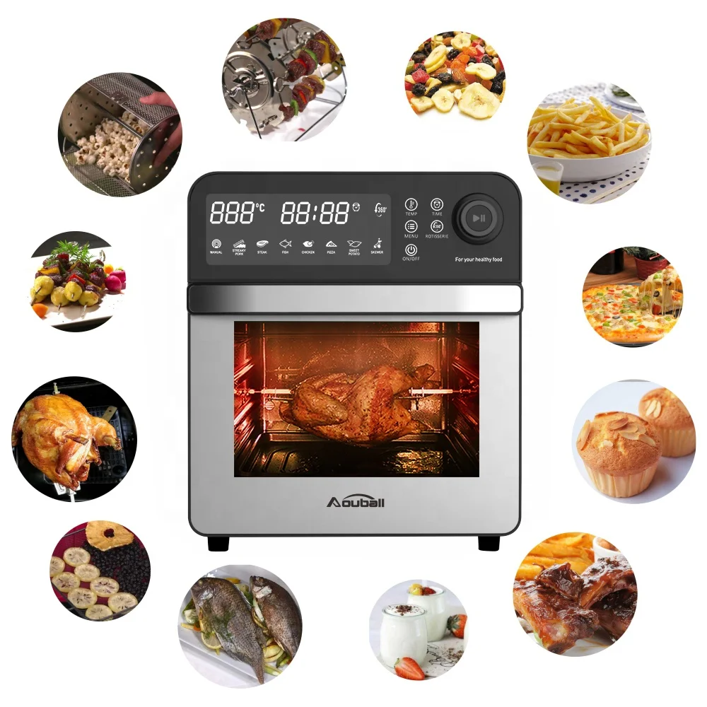 Большая емкость для картофельных чипсов Паровая фритюрница из нержавеющей стали Цифровая Электрическая воздушная духовка CE