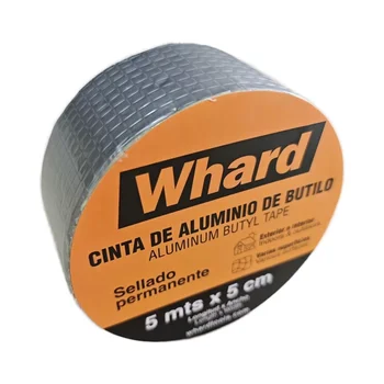 Self-Adhesive 5m*50mm Aluminum Foil Sealing Tape Butyl Rubber for Outdoor House Repair Leak Prevention
