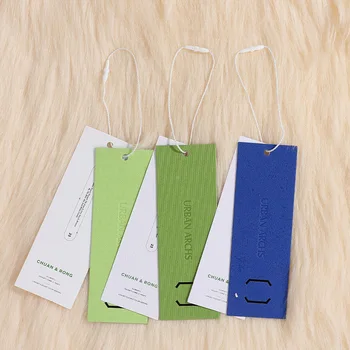 Custom Designed UV Printing Paper Tag Card for Bags Garments Shoes-on Sale