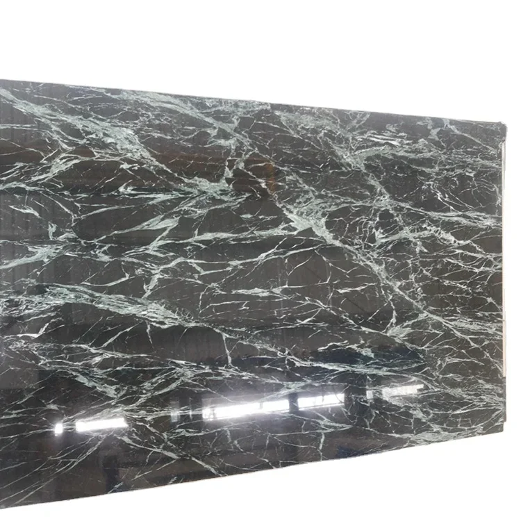 product polishing green  emerald luminous spider green marble slab green marble tile dark green marble wall and floor tile-0