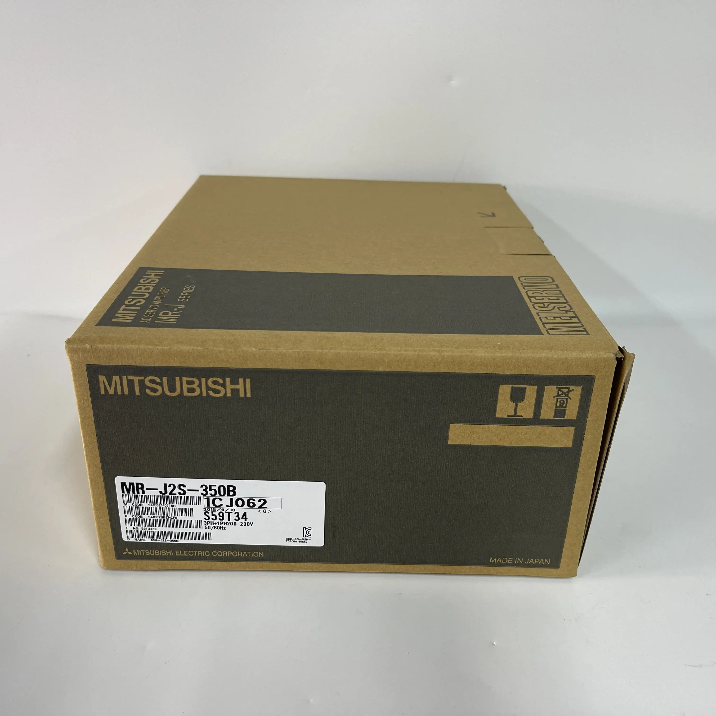 MITSUBISHI AC Servo Amplifier MR-J2S Series MR-J2S-350B MITSUBISHI AC Servo Amplifier MR-J2S Series MR-J2S-350B