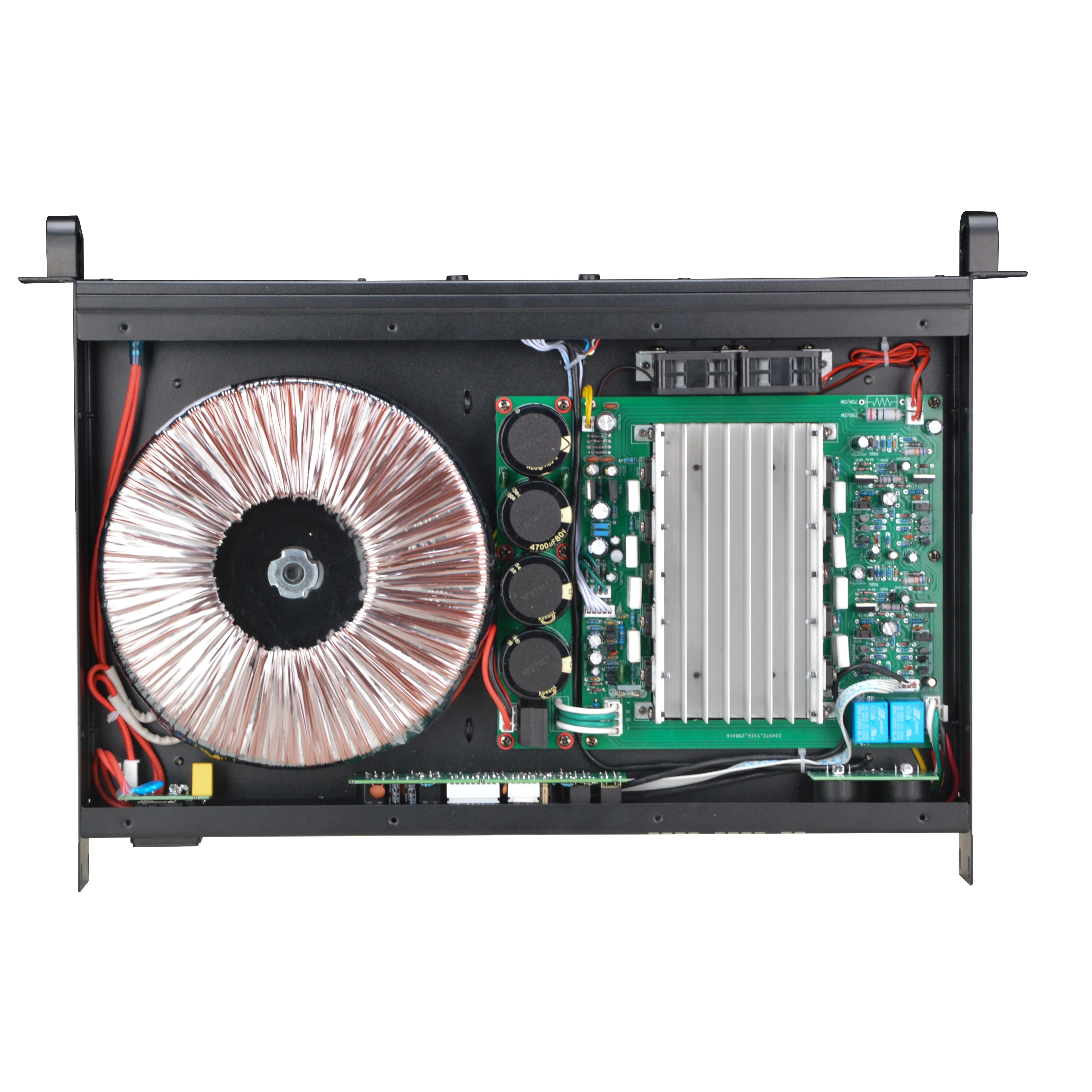 High-temperature Resistant and Easy-to-install A-series 1U Dual-channel Stereo Amplifier Suitable for Rental and Performances.