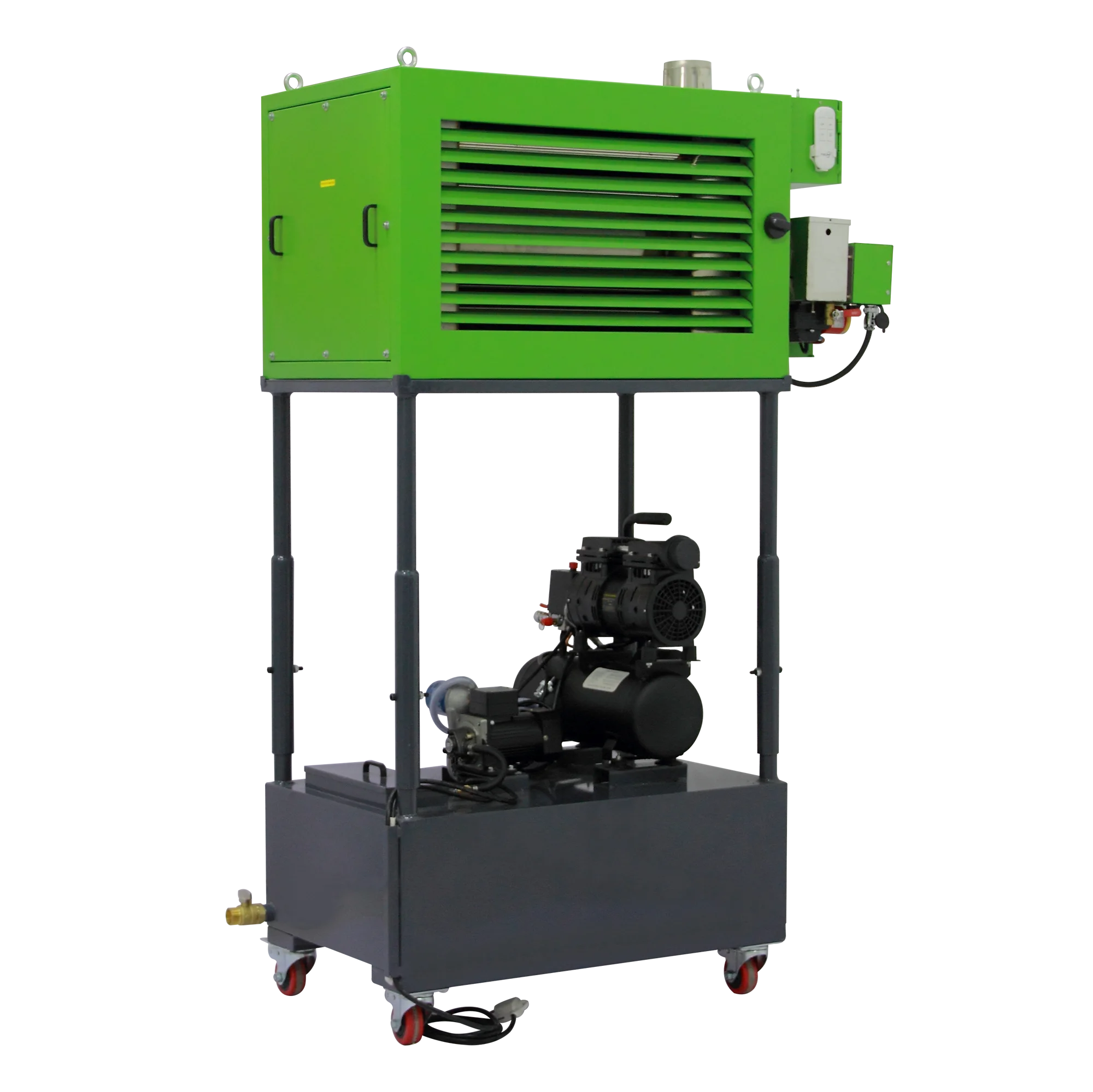 Small Portable Waste Oil Heater 100L Oil Tank Air Compressor