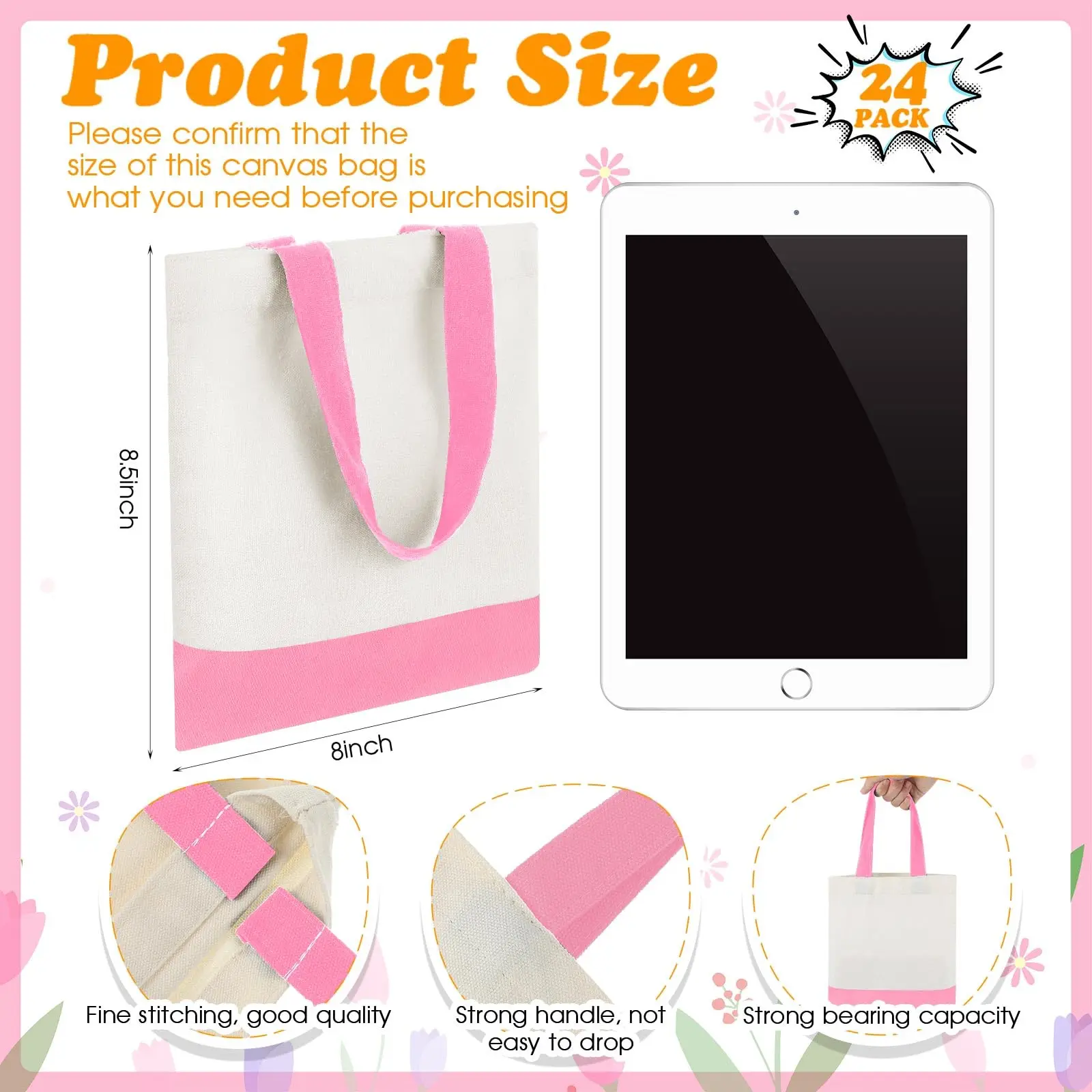 Canvas Tote Bag Cotton Handbag Tote Bag with Eco Friendly Material Reusable Storage Shopping Bags for Women factory