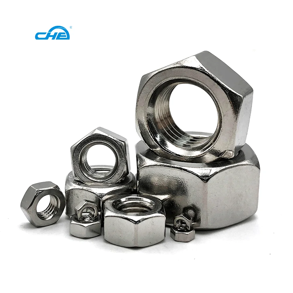 Customize manufacturer high quality screws and nuts hex nut m16-m20 8mm 10mm nut