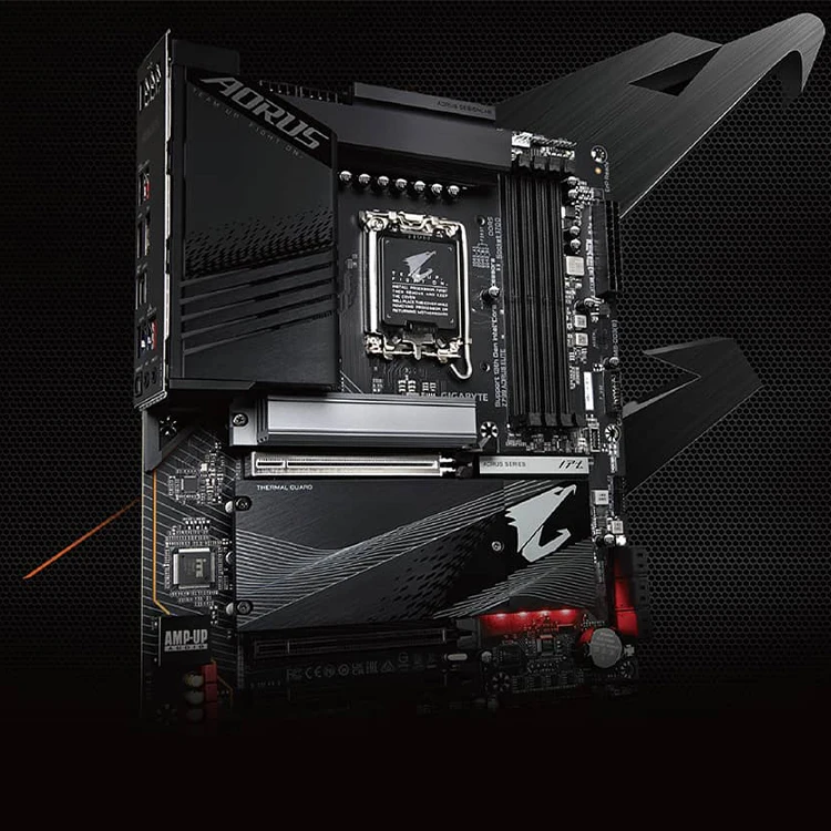 GIGABYTE Z790 AORUS Master (LGA 1700/ Intel Z790/ EATX/ DDR5/ 5* M.2/ PCIe  5.0/ USB 3.2 Gen2X2 Type-C/Intel WiFi 6E/ Marvell AQtion 10GbE LAN/Q-Flash  Plus/EZ-Latch Plus/placa-mãe para jogos)