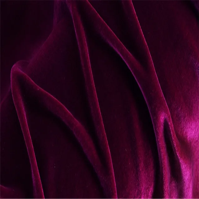 In-stock Natural Material Customized Silk Velvet Best Quality Velvet Silk Fabric for Women Dress