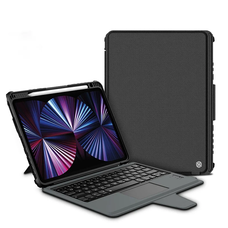 Съемный чехол для клавиатуры Nillkin iPad Air 5 с волшебной сенсорной панелью ударопрочный планшета держателем карандашей