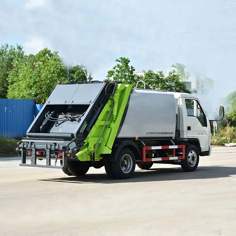 Foton 5 CBM Garbage Compactor Truck Small Compression Garbage Truck Refuse Trash Collection Vehicle