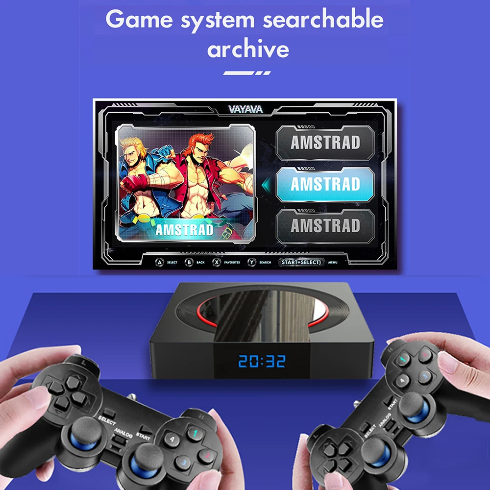 Topleo android 12 smart tv box 4k видео fc портативная Ретро Классическая игровая консоль